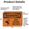 Signmission High Voltage 240 Volts With Symbol OSHA Warning Sign, Vinyl Decal, 7in W x 5in L, 2PK OS-2PACK-WS-D-57-L-12175 - alternate 3